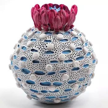 Статуэтка тропический фрукт Tropical Fruit Round Flower Blue