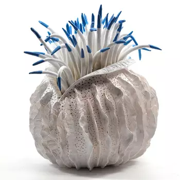 Статуэтка тропический фрукт Tropical Fruit White Blue