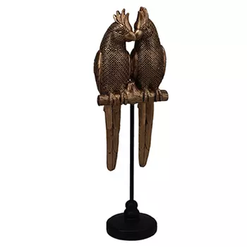 Статуэтка Two Golden Parrots
