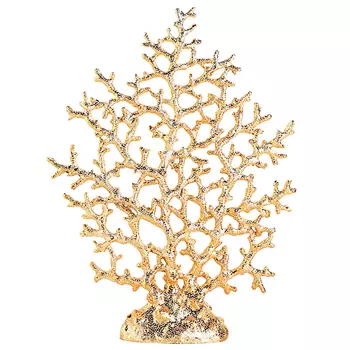 Статуэтка золотой коралл Coral Decor Gold