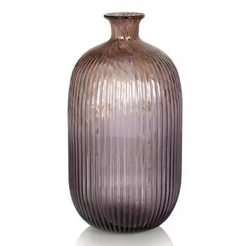 Стеклянная ваза Cellular Purple barrel