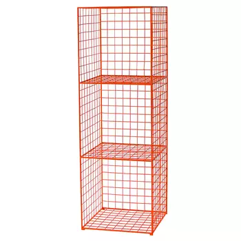Стеллаж Carney Orange Industrial Metal Rust Rack