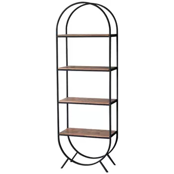 Стеллаж Lugo Industrial Metal Rust Black Rack