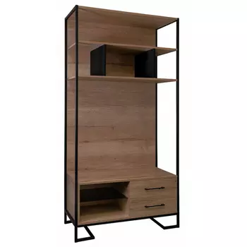 Стеллаж под TV в стиле лофт с открытыми полками и ящиками Urban Style Space