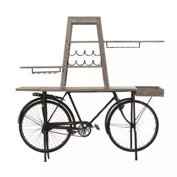 Стеллаж с отделениями для хранения бутылок Black Bike