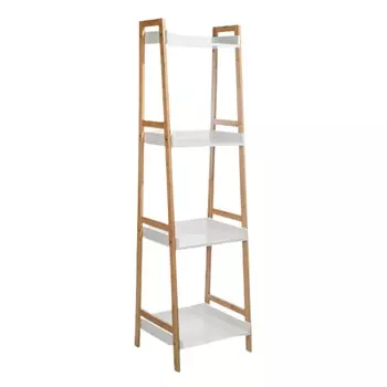 Стеллаж Stockholm White & Beige