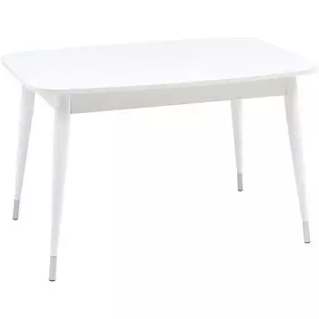 Стол обеденный раскладной Linnaeus Collection ширина 120 Белый