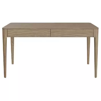 Стол письменный прямоугольный с 2-мя ящиками из массива дуба Type oak