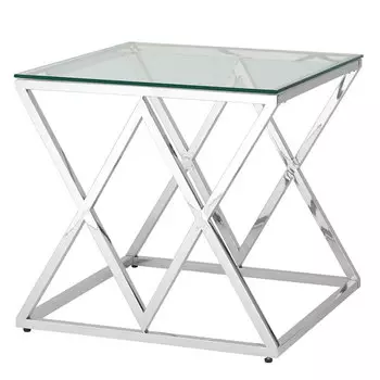 Стол приставной Geometry Rhombus Silver