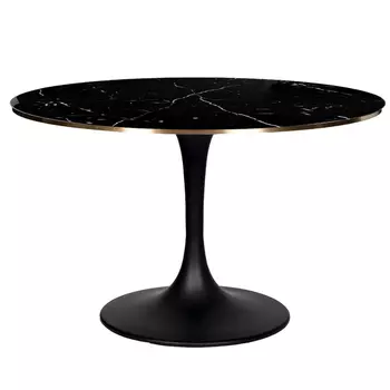 Стол Tulip black Marble 120
