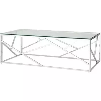 Столик кофейный Geometry Serene Phoenix Silver