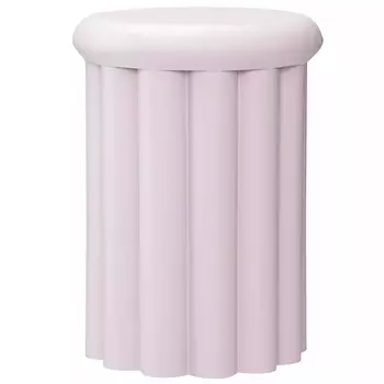 Столик приставной круглый с фактурным основанием Textured Table Base