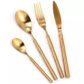 Столовые приборы Bamboo Gold
