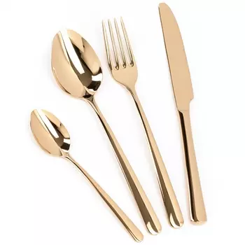Столовые приборы Minimalism Gold
