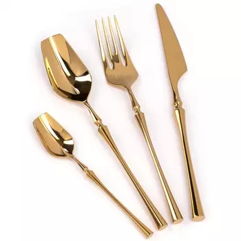 Столовые приборы Soft Forms Gold