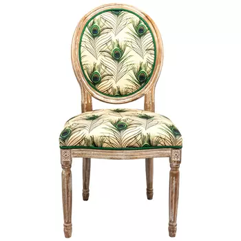 Стул c принтом перо павлина Magic Feathers