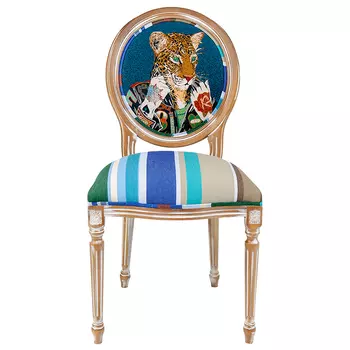 Стул Crazy Leopard Blue