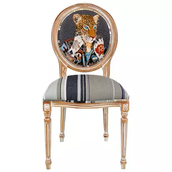 Стул Crazy Leopard Grey