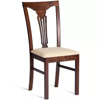 Стул деревянный с узором ручной работы Espresso