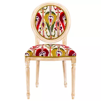 Стул Ikat Pattern Красно-белый