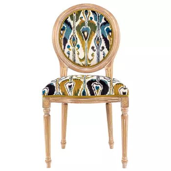 Стул Ikat Pattern с овальной спинкой