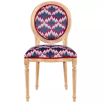 Стул Ikat Pattern с золотой патиной