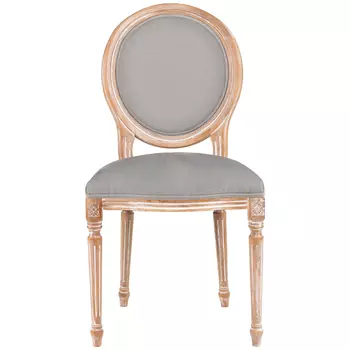 Стул из массива бука светло-серый Solid Luxury