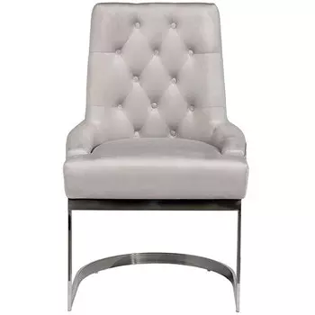 Стул из велюра Antonio gray