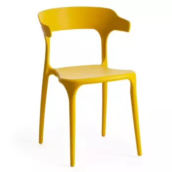 Стул Joris Yellow Plastic