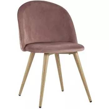 Стул Miruna Chair Спинка Ромбы Пыльно-Розовый
