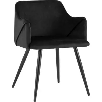 Стул Monarch Chair Черный Велюр