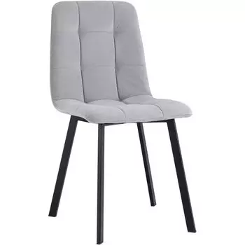 Стул NANCY S Chair Светло-Серый велюр