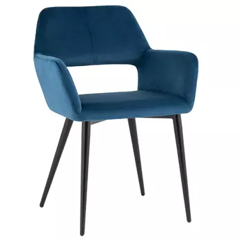 Стул с подлокотниками синий NEASAN STOOL