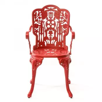 Стул Seletti Industry Collection ALUMINIUM ARMCHAIR – RED