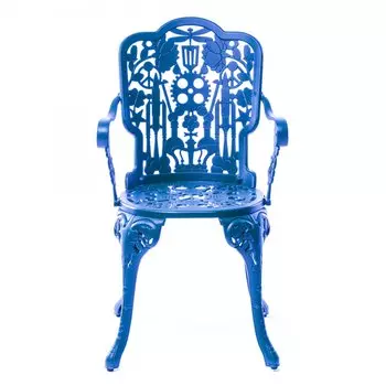 Стул Seletti Industry Collection ALUMINIUM ARMCHAIR – SKY BLUE
