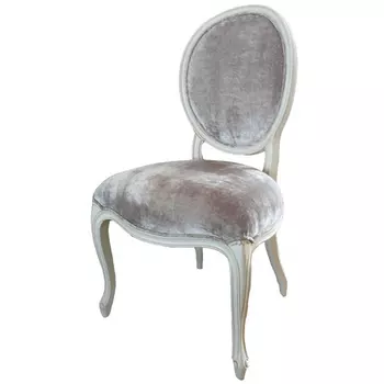 Стул в стиле прованс велюр Sylvie French Seating Chair