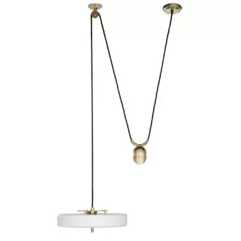 Светильник белый BERT FRANK REVOLVE RISE FALL PENDANT
