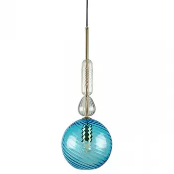 Светильник Flauti Blue Ball D20 см