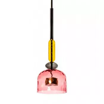Светильник Flauti Pink Yellow D20 см
