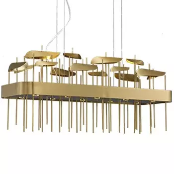 Светодиодная дизайнерская инсталляция ANODINE Perlina Rectangle Chandelier