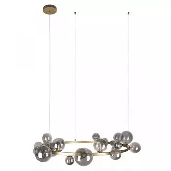 Светодиодная люстра Кольцо IONA Сhandelier GOLD диаметр 120 см