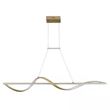 Светодиодная люстра золотого цвета Flowy