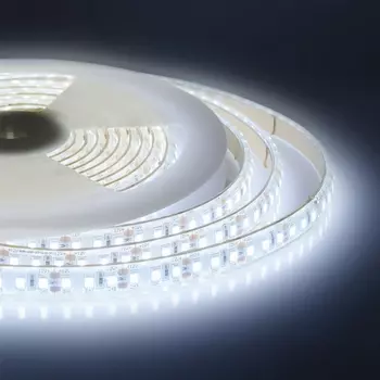 Светодиодная влагозащищенная лента 10W/m 120LED/m 2835SMD холодный белый 5M