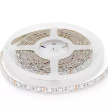 Светодиодная влагозащищенная лента 14,4W/m 60Led/m 5050SMD разноцветная 1M