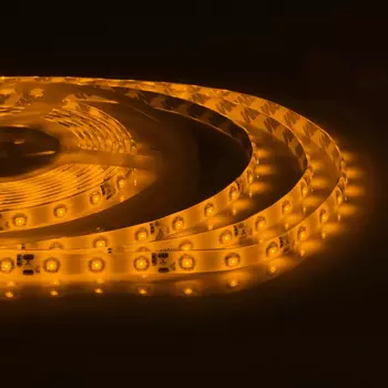 Светодиодная влагозащищенная лента 4,8W/m 60LED/m 3528SMD желтый