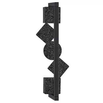 Светодиодное бра черного цвета Suprematism Ice Crack
