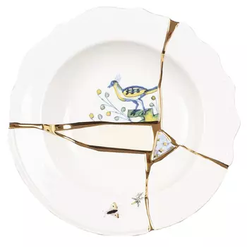 Тарелка глубокая Seletti Kintsugi