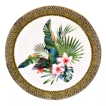 Тарелка TROPICS Pattern Colibri
