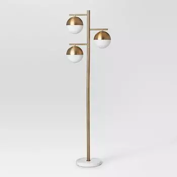 Торшер Geneva Glass Floor Lamp Triple