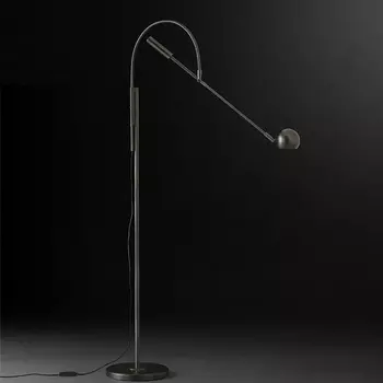 Торшер Restoration Hardware ORBITER II Task Floor Black